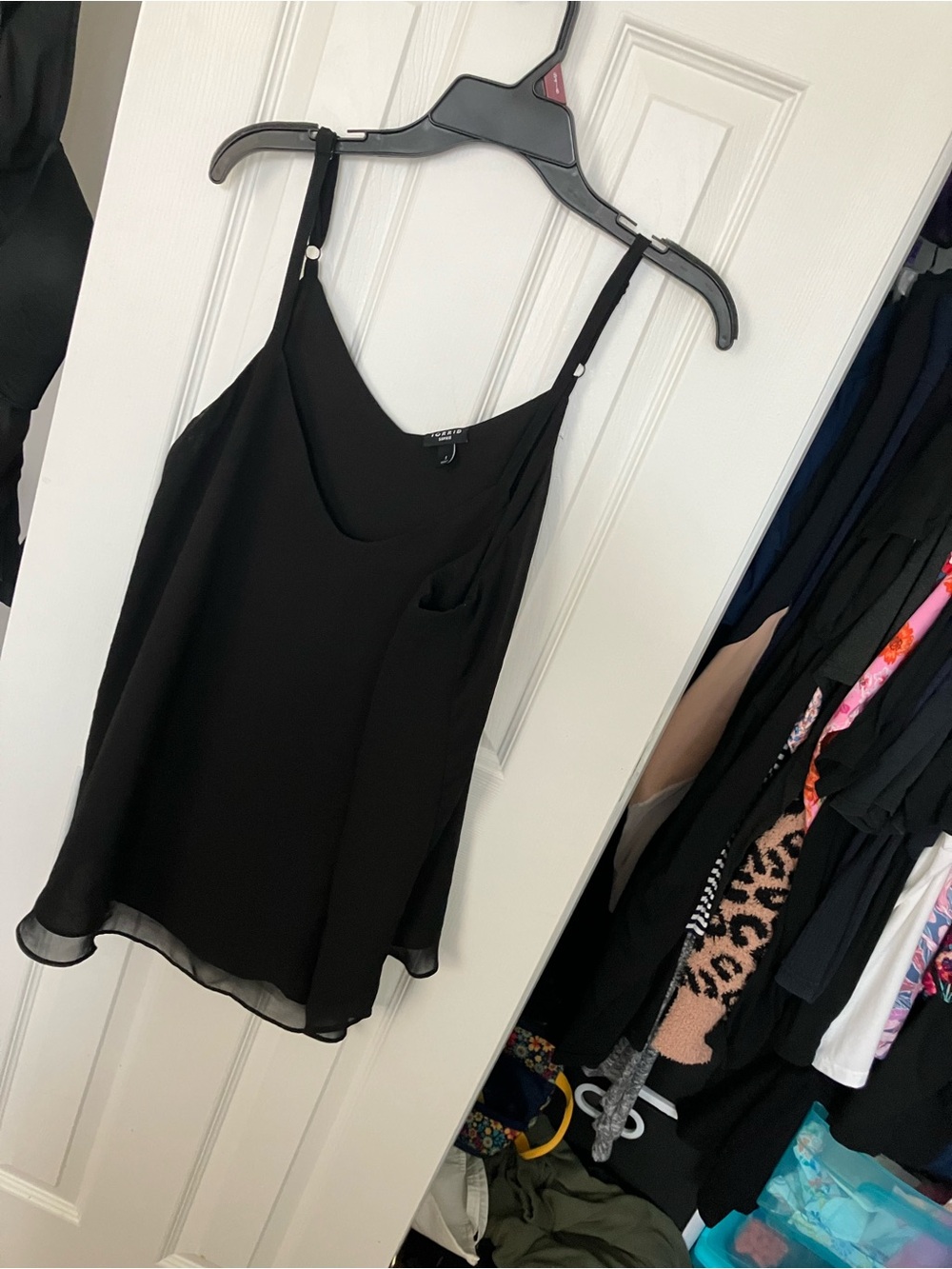 Torrid Black Lined Sleeveless Sophie Blouse